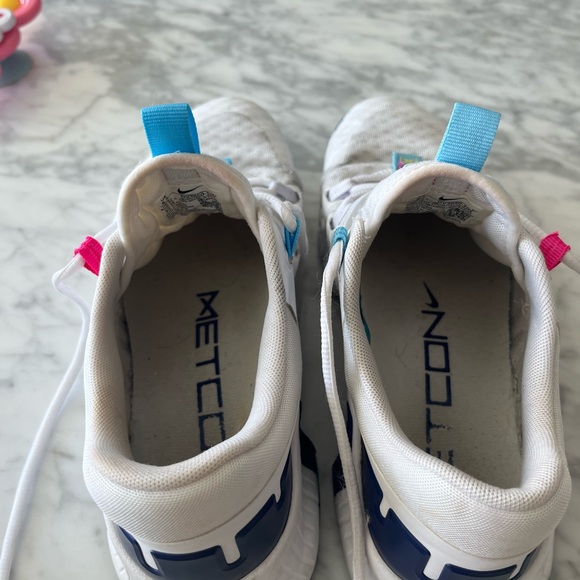 Nike White and Blue Athletic Shoes - Picture 4 of 4